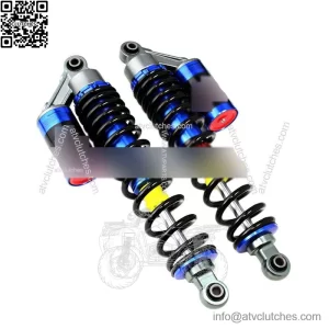 PERFORMANCE FRONT AIR SHOCKS ABSORBER PAIR SET FOR YAMAHA YFZ450 ATV BLUE NITRO