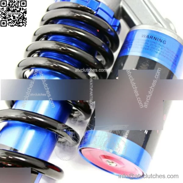 PERFORMANCE FRONT AIR SHOCKS ABSORBER PAIR SET FOR YAMAHA YFZ450 ATV BLUE NITRO - Image 3