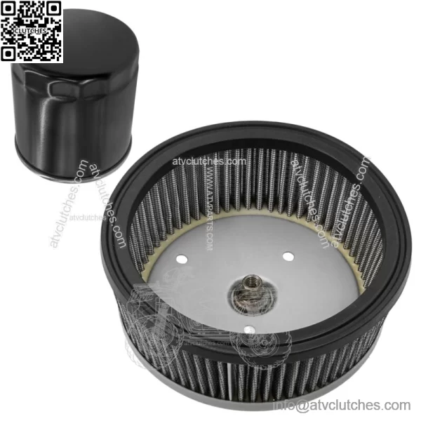 Air & Oil Filter For Harley Davidson Fat Boy FLSTFI 2005 29442-99E 63796-77A - Image 4