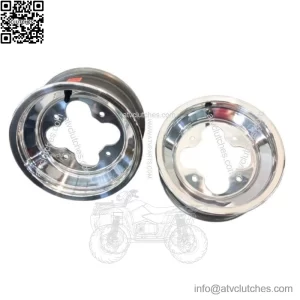 A5 10" 10x5 3+2 Front Aluminum Wheels Rims Polished YFZ450 Banshee Raptor