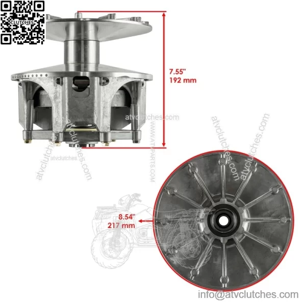 Primary & Secondary Clutch w/ Belt For Polaris RZR Turbo 4 2019 / RS1 2018-2022 - Image 2