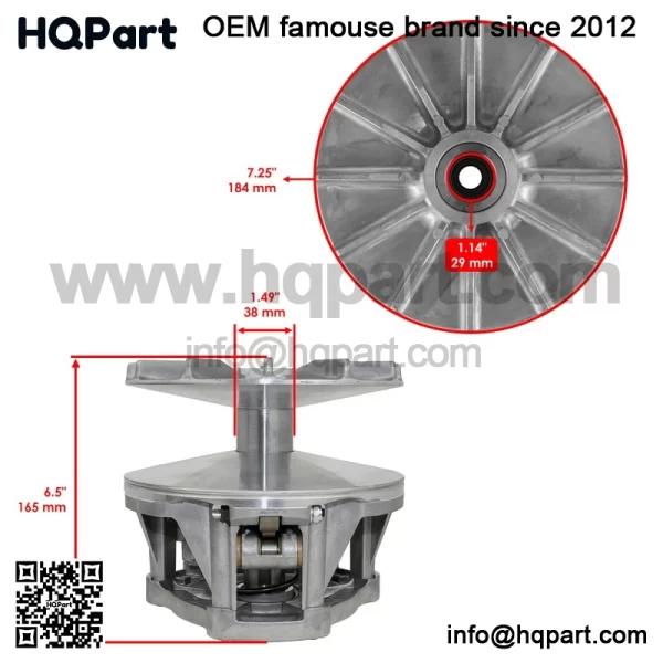 Polaris crambler 00 X4/2X4 997-2009 omplete rimary rive lutch /Belt - Image 2