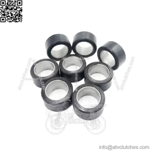 Hisun Clutch Roller Weights 18 Grams 8 Pack Replacement for Hisun UTV ATV 450 500 550 700 750 Coleman Axis Bennche Cub Cadet Replacement for YAMAHA RHINO 660 07-12 GRIZZLY 550 660 700 04-07