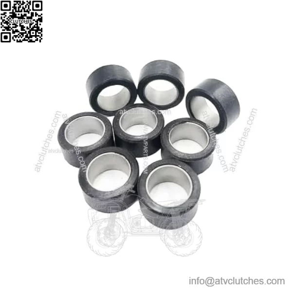 Hisun Clutch Roller Weights 18 Grams 8 Pack Replacement for Hisun UTV ATV 450 500 550 700 750 Coleman Axis Bennche Cub Cadet Replacement for YAMAHA RHINO 660 07-12 GRIZZLY 550 660 700 04-07