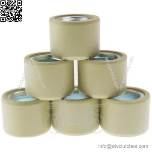 18x14mm/0.71"x0.55" GY6 Sliding Roller Weights 15g/0.033lb for 180-230cc Chinese Scooter Moped ATV Go Kart 4-Stroke Engine