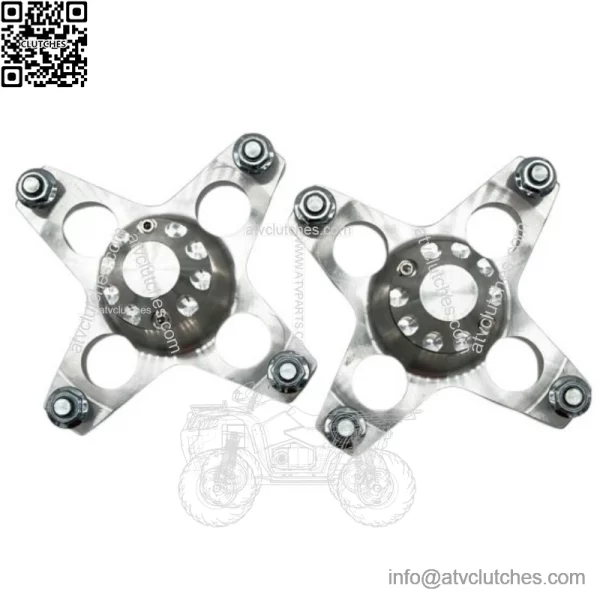 LSR Billet Front Wheel Hubs Set Yamaha Raptor 700 YFZ450 YFZ450R - Image 2