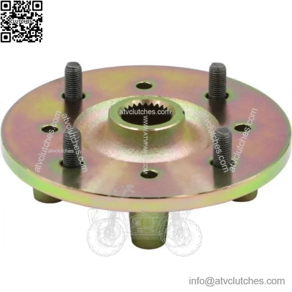 Wheel Hub - Front, UTV, Hisun, 700cc, 27 Spline Trivalent zinc - Image 2
