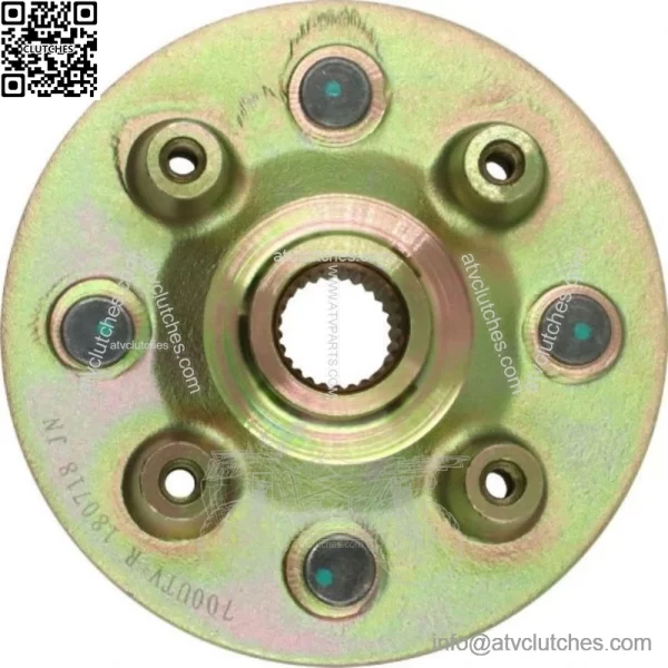 Wheel Hub - Front, UTV, Hisun, 700cc, 27 Spline Trivalent zinc - Image 3