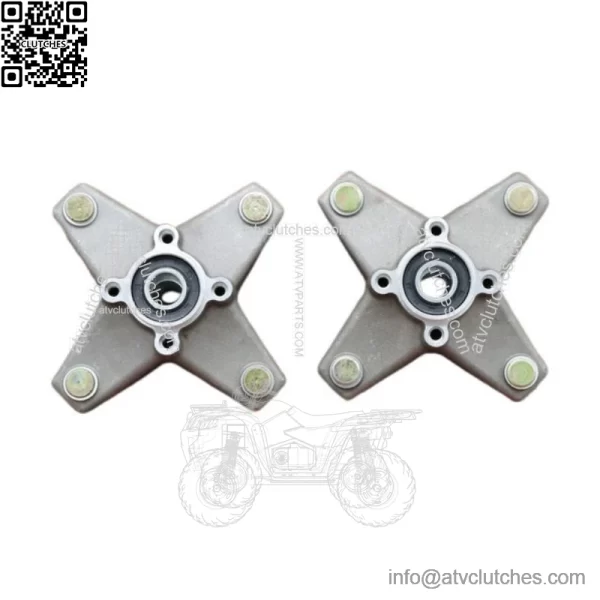 2 x NEW front hubs + studs seals bearings Yamaha Raptor 700 660 YFZ450 YFZ450r - Image 3