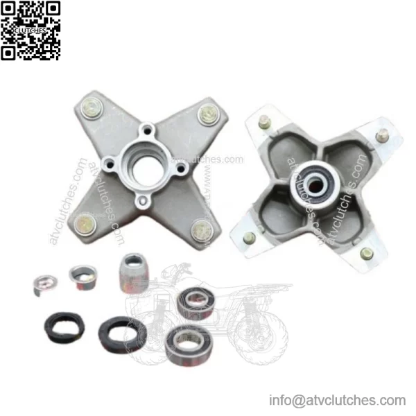 2 x NEW front hubs + studs seals bearings Yamaha Raptor 700 660 YFZ450 YFZ450r - Image 5