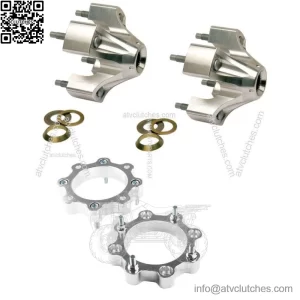 Extended Rear Hubs Front Wheel Spacers Widening Kit For Yamaha YFZ450, 450R