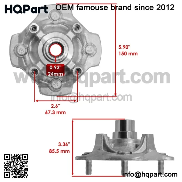 44615-HP5-600  ront  heel  ub  or  onda  ancher  20  RX420  007-2013  eft/Right - Image 2