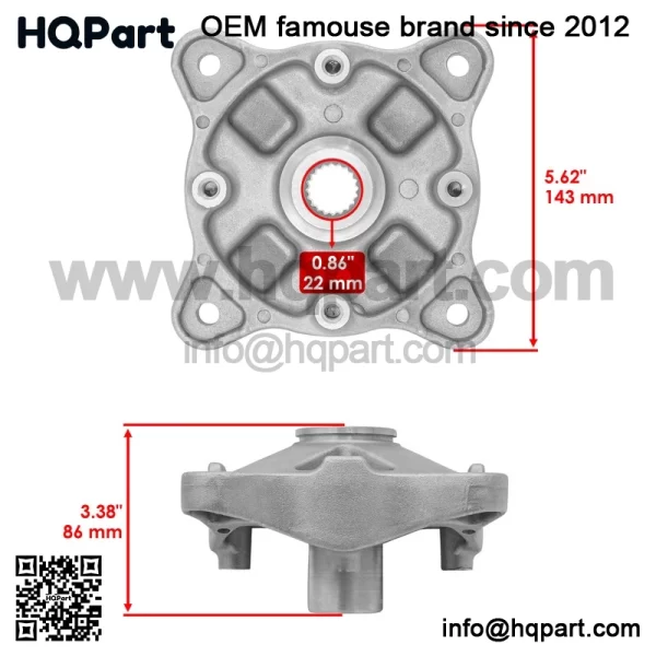 Polaris portsman 00 005-2014  crambler 00 X4 010-2012 ront heel ubs - Image 2