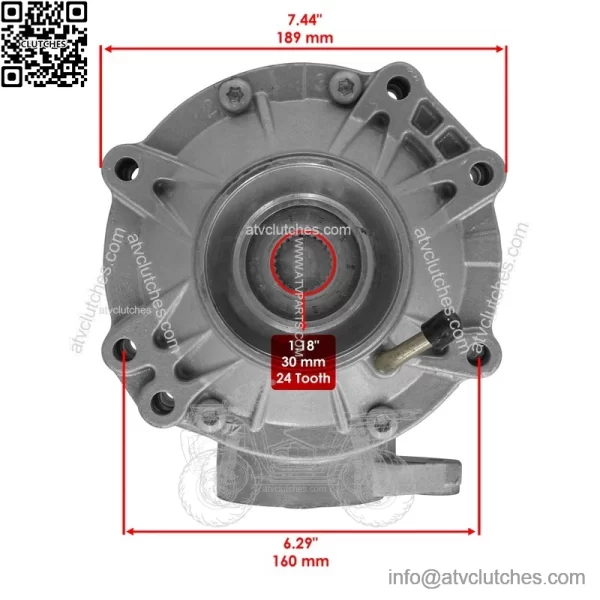 Complete Rear Differential Gear Case For Can-Am Outlander 800 800R 2006-2011 - Image 3