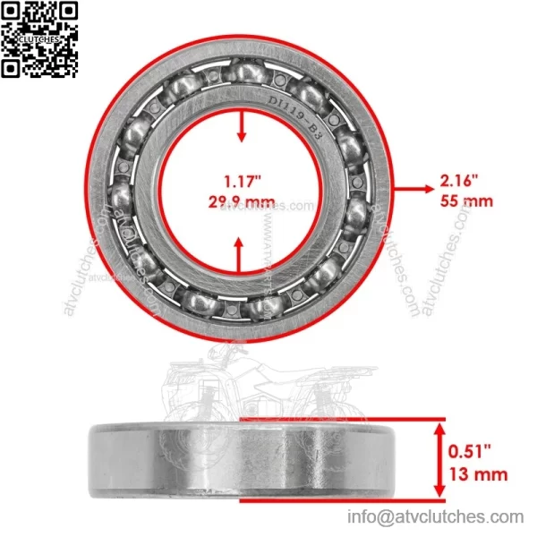 Rear Differential Kit For Honda Rancher 420 TRX420FA AT 2009-2014 41300-HP7-A00 - Image 5