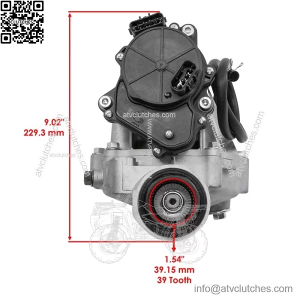 Complete Front Differential For Yamaha 5Km-46160-15-00 5Km-46160-12-00 Aluminum alloy color - Image 3