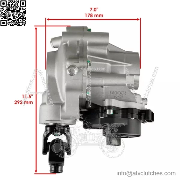 Complete Front Differential For Yamaha 5KM-46160-07-00 5KM-46160-00-00 Gear Case Natural color of aluminum alloy - Image 2