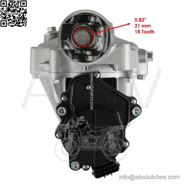 Complete Front Differential For Yamaha 5KM-46160-07-00 5KM-46160-00-00 Gear Case Natural color of aluminum alloy - Image 3
