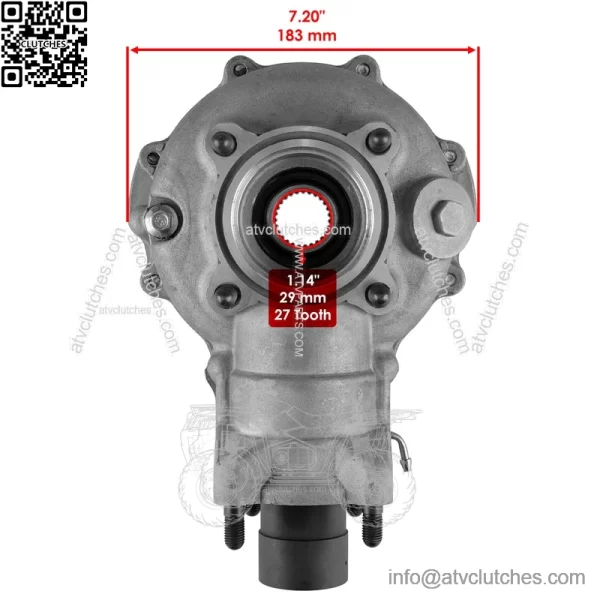 Complete Rear Differential Diff For Honda TRX500 Fm Foreman 500 4X4 S 2005-2011 - Image 2