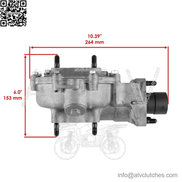 Complete Rear Differential Diff For Honda TRX500 Fm Foreman 500 4X4 S 2005-2011 - Image 3