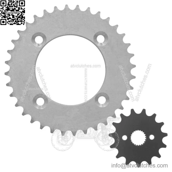 Front Rear Drive Chain Sprocket for Honda CRF70F 2004-2012 41201-GCF-670 - Image 5