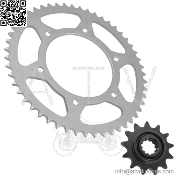 Front Rear Drive Chain Sprocket for Husaberg FE501 FE501E FE600E FS600E 1998 - Image 4