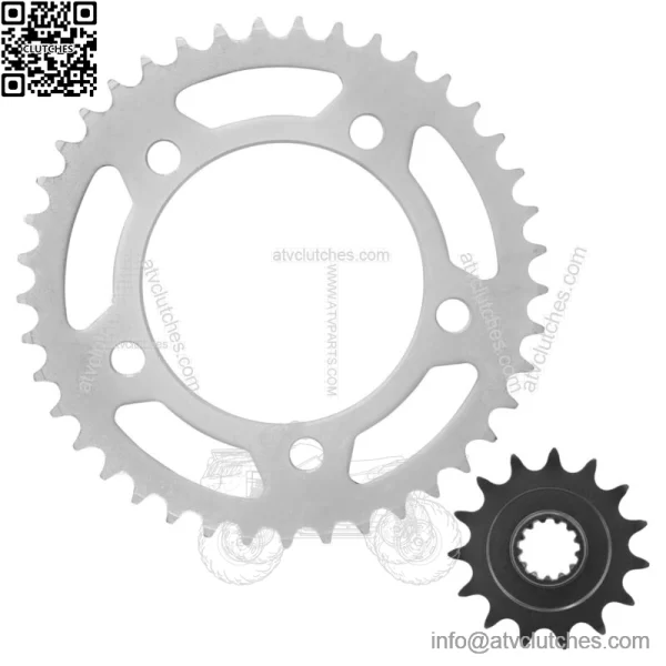 Front Rear Drive Chain Sprocket for Honda CBR500R 2013-2021 23801-MKP-D00 - Image 5
