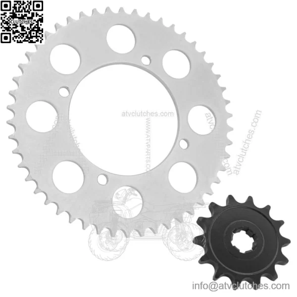 Front Rear Drive Chain Sprocket For Kawasaki KLX140 2008-2023 13144-0049 - Image 4