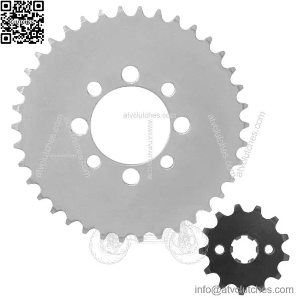Drive Chain Sprockets For Kawasaki KLX110 2010-2024 42041-0082 13144-1043 - Image 4