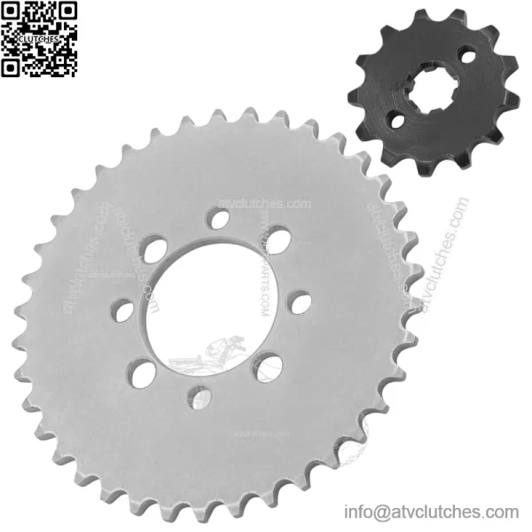 Drive Chain Sprockets For Kawasaki KLX110 2010-2024 42041-0082 13144-1043 - Image 5
