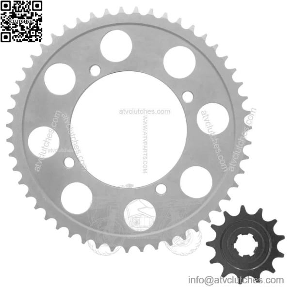 Drive Chain Sprockets For Kawasaki KLX140L 2008-2009 2011-2023 42041-005 - Image 5