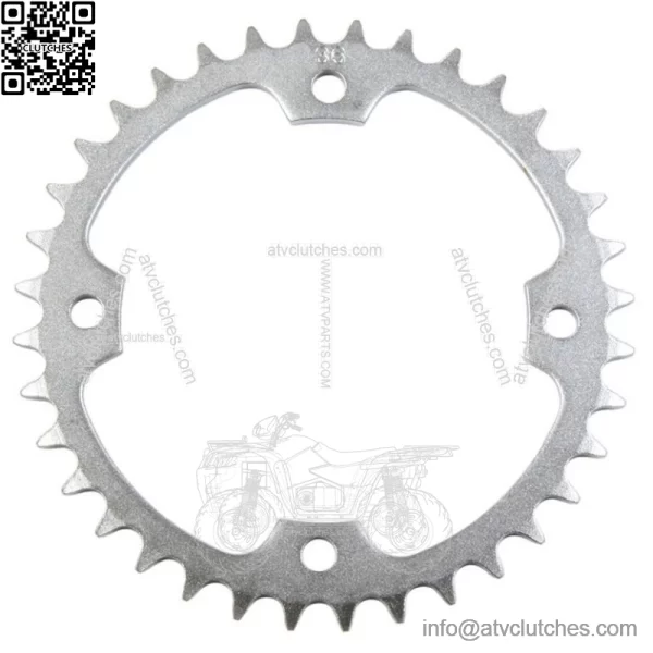 36 Tooth Rear Steel Sprocket for Yamaha Raptor 250, 350 & 700, YFZ450 & YFZ450R