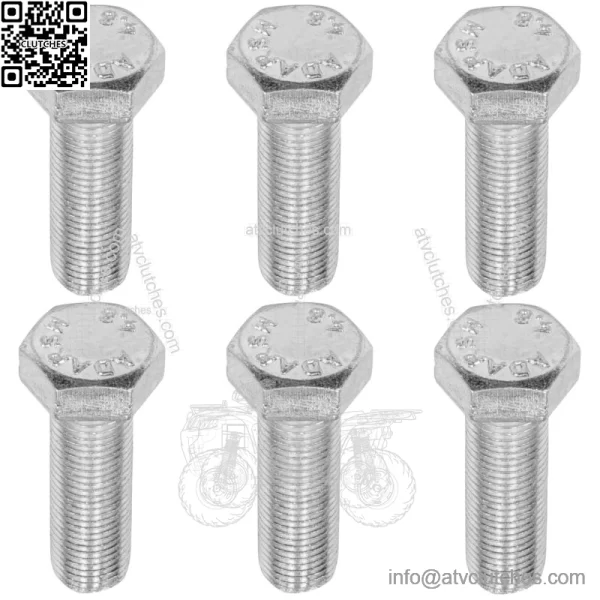 Hex Bolt Screw with Washer For 1/2-20 x 1 1/2 Grade 8 Fine Thtaad Zinc Plated - Image 3