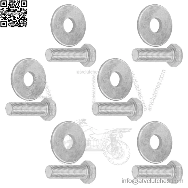 Hex Bolt Screw with Washer For 1/2-20 x 1 1/2 Grade 8 Fine Thtaad Zinc Plated - Image 5