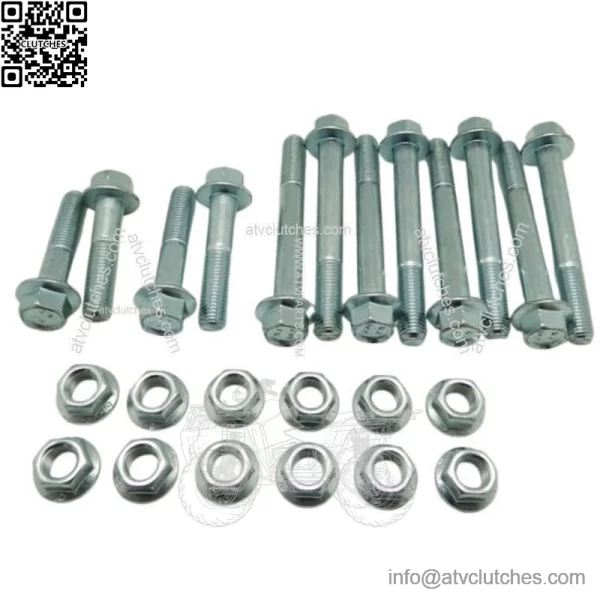 SPECBOLT ATV FRONT SUSPENSION BOLT KIT FOR HONDA TRX450R TRX450ER SHOCK & A-ARMS