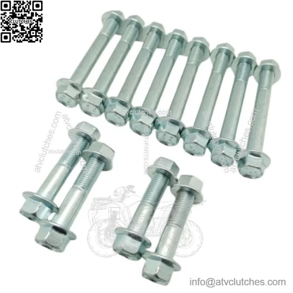SPECBOLT ATV FRONT SUSPENSION BOLT KIT FOR HONDA TRX450R TRX450ER SHOCK & A-ARMS - Image 4