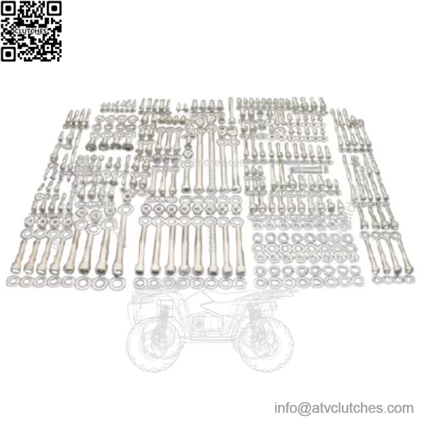 HONDA TRX450R TRX 450R POLISHED STAINLESS STEEL ATV BOLT SCREW KIT SET