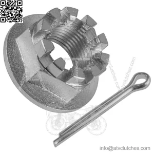 Rear Axle Castle Nut & Pin for Honda TRX450R 2005-2009