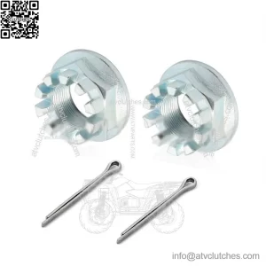 Axle Nut W/Pin For Honda Foreman 450 TRX450 FE/FM TRX450S TRX450ES 4x4 1998-2004