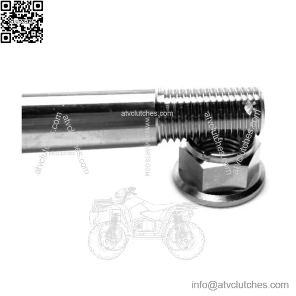 Honda TRX450r Titanium Pivot Bolt and Nut TRX 450R - Image 3