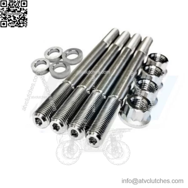 YFZ450R YFZ 450R Head Studs Stud Kit Titanium After Market Stronger Upgrade - Image 5
