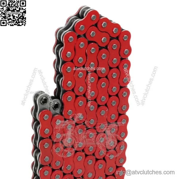 O-Ring Drive Chain for Honda TRX450R 2004 2005 2006 2007 2008 Red - Image 3