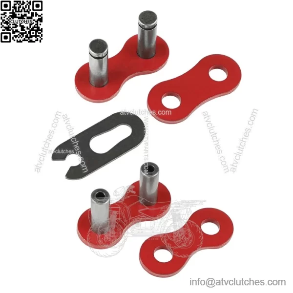 Red Drive Chain for Honda TRX450ER Electric Start 2006-2014 - Image 4