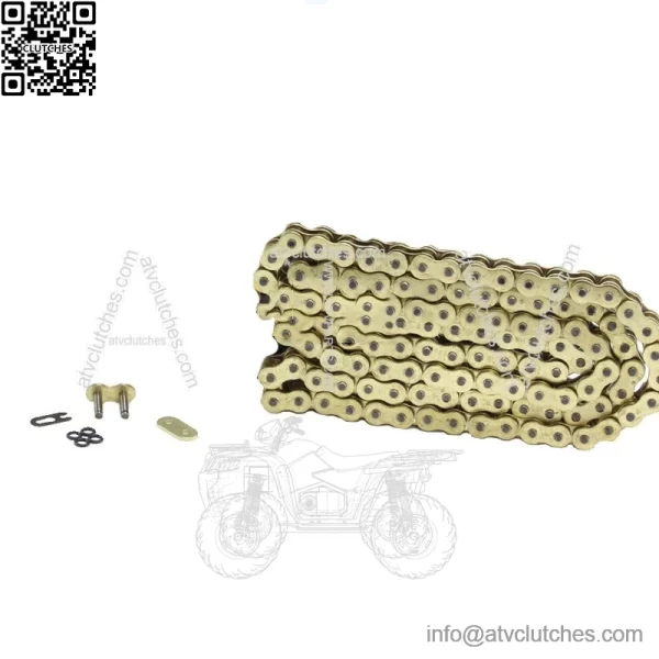 Gold 520 Chain O-Ring Drive Chain Yamaha for YFZ450R YFZ 450 RSE Raptor 700