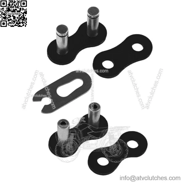 Black Drive Chain for Yamaha YFZ450R YFZ450X 2009-2018 - Image 4