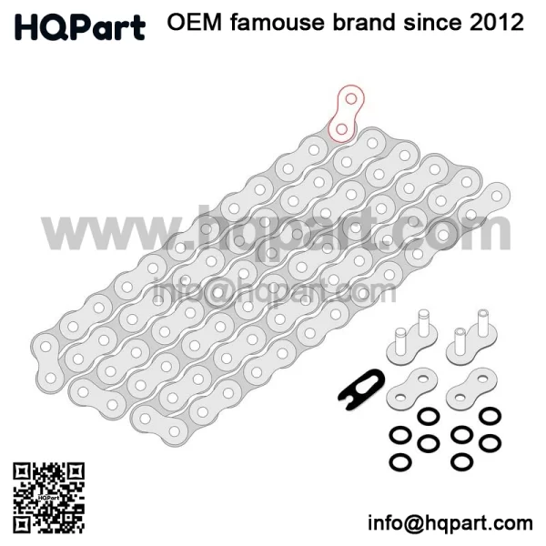 Polaris crambler 00 X4 997-2012 lack -Ring rive hain - Image 2