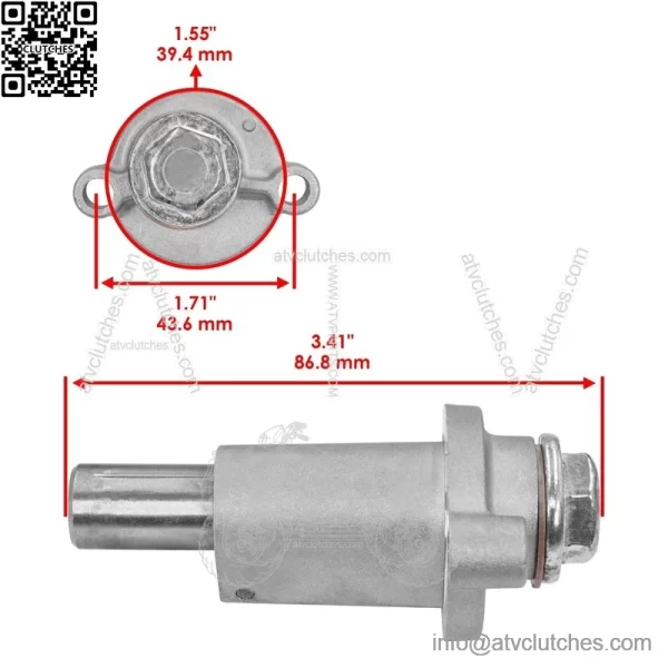 3TB-12210-00-00 Cam Chain Tensioner for Yamaha YFM550 YFM600 YFM700 YXC700 - Image 2