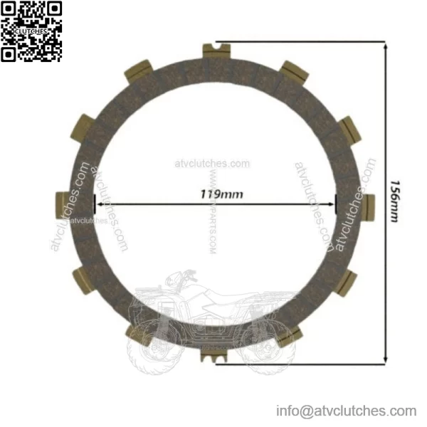 Clutch Kit Heavy Duty Springs Gasket For Yamaha YFZ 450 YFZ450 SE SP V 2004-2009 - Image 4