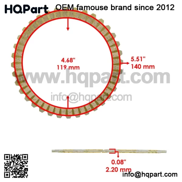 Clutch Plates Gasket Kit for Harley Davidson Sportster 883 XL883 XLH883 1991-03 - Image 2