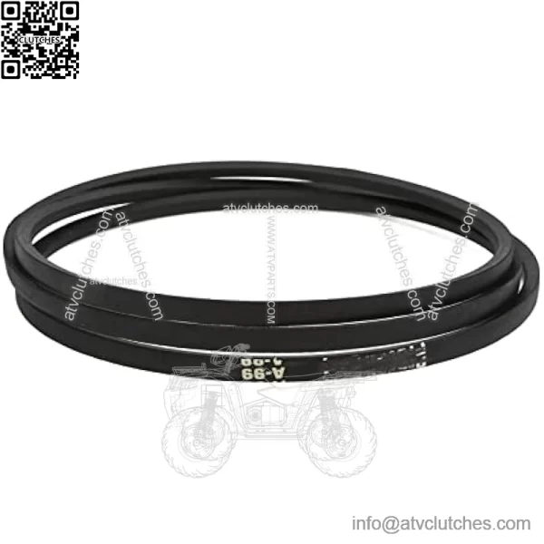 Lawn Mower Belt, 532197253 101inx1/2in/254cmx1.27cm Rubber Replacement Belt Part for Husqvarna